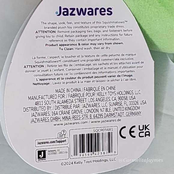 TRENTON 🪲 Praying Mantis w Irridescent Wings 5 in Original Squishmallow ☆》NWT《☆ - Picture 7 of 8